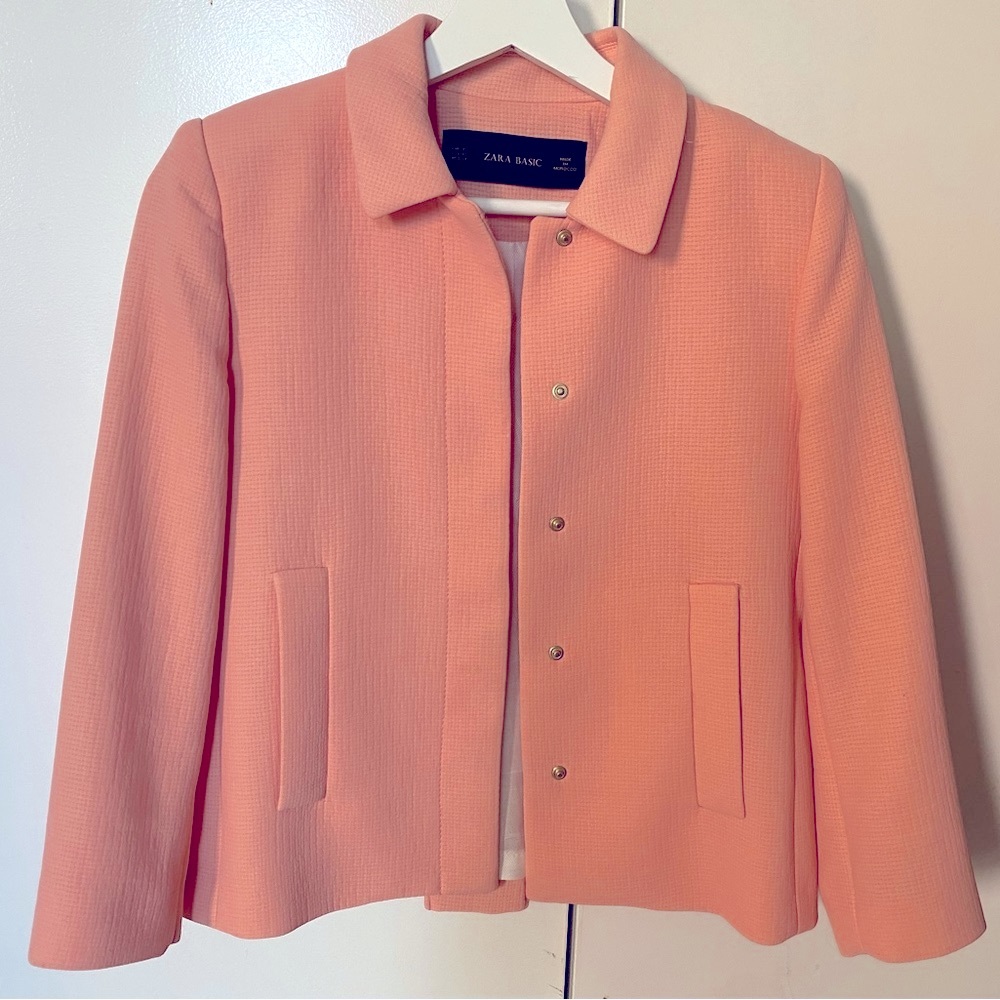 Lightweight peach Zara jacket